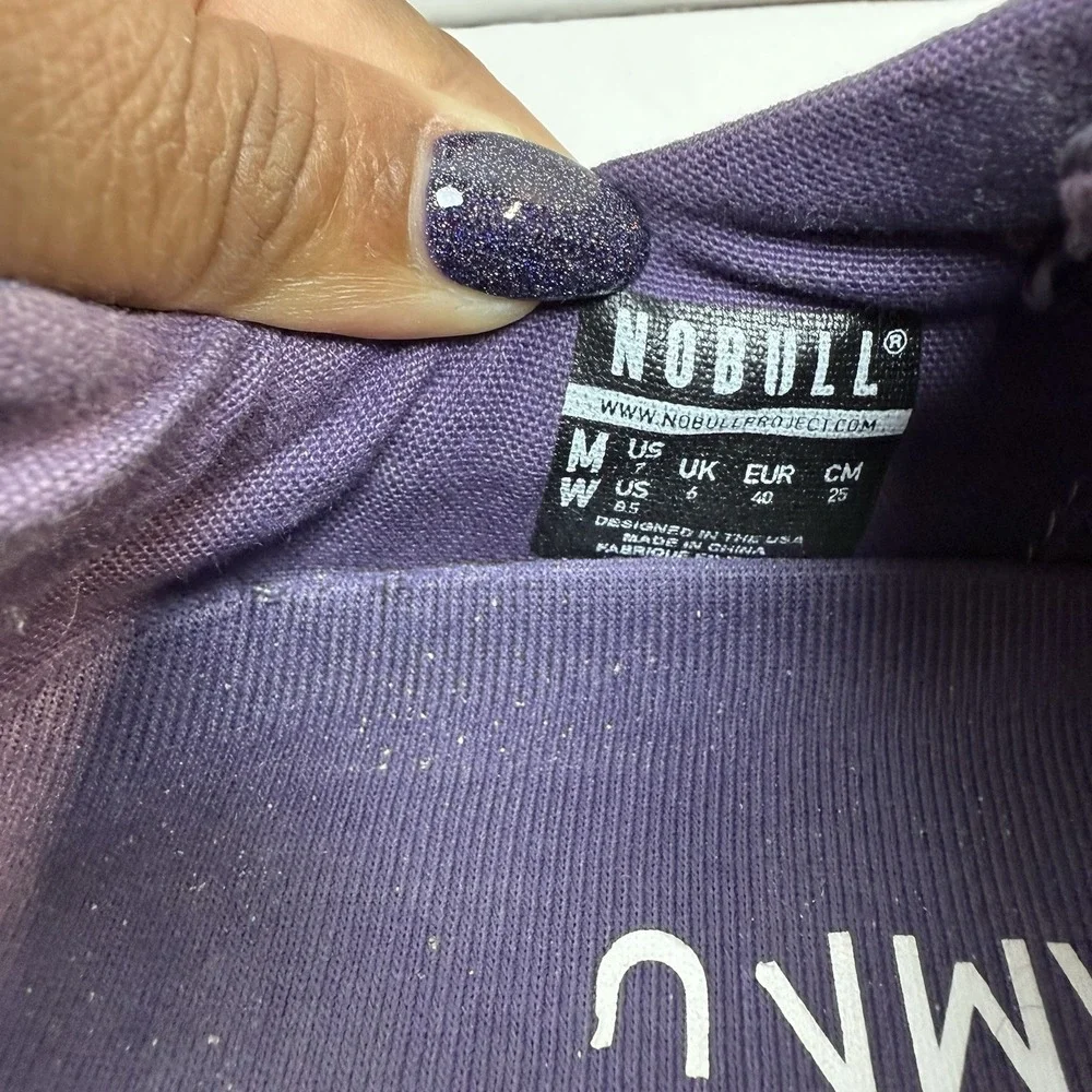 NOBULL Women's Trainers – Purple Tie Dye – Size W 8.5‎ (Men's 7)